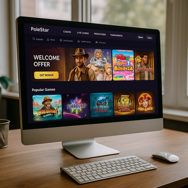 PoleStar Casino - Interface de bureau intuitive - Expérience utilisateur optimale