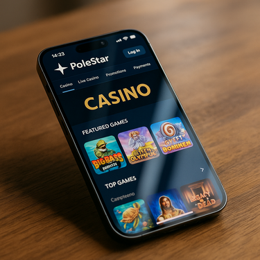 PoleStar Casino - Application mobile responsive - Jouez sur smartphone et tablette